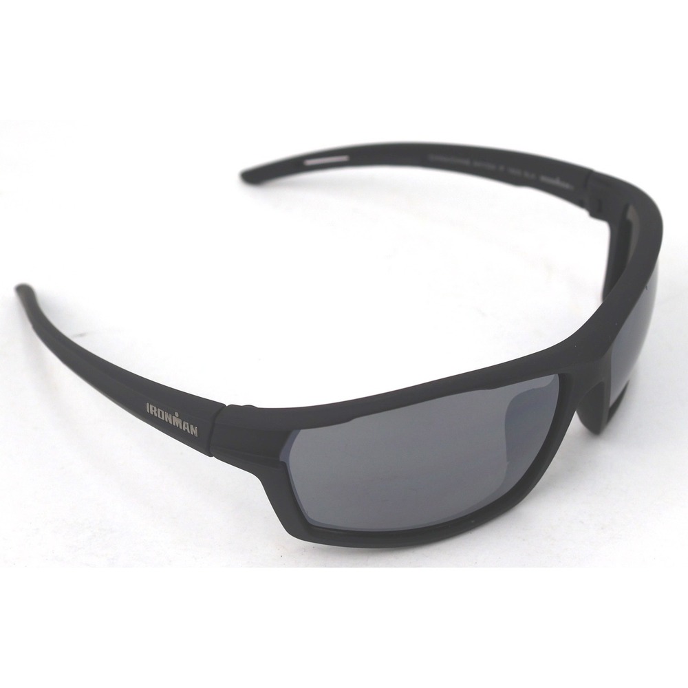Ironman Foster Grant Sunglasses Mens OS Black Excellent Sport Wrap AH1024
